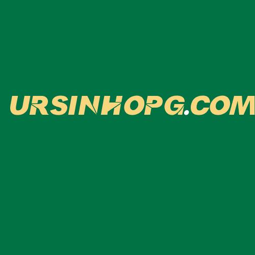 Logo da URSINHOPG